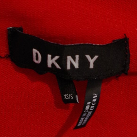 DKNY Draped Open Front Sequined Drape Front Cardigan- Sz XS/Sm - Picture 7 of 10